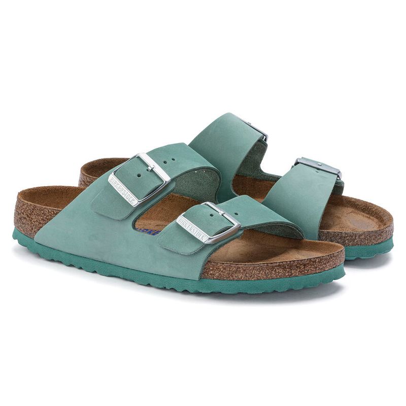 Birkenstock Arizona SFB Beryl Nubuck skinn smal