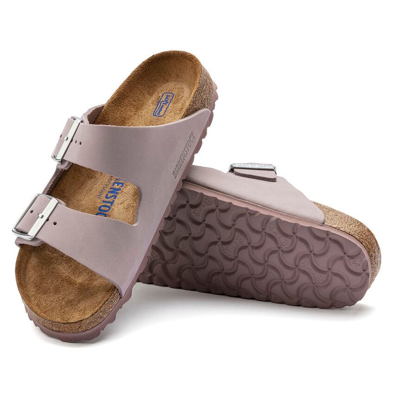 Birkenstock Arizona SFB Yomo Lilac Nubuck skinn smal
