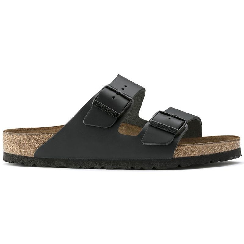 Birkenstock Arizona Svart skinn - smal