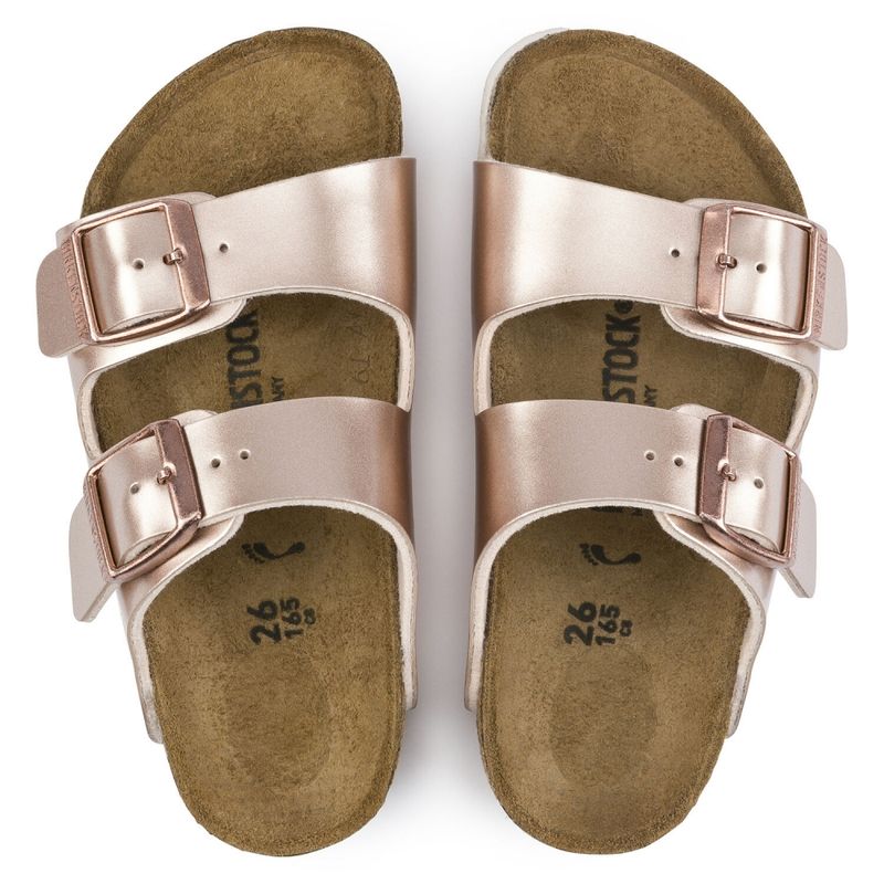Birkenstock Arizona Electr Met Copper Birko-flor