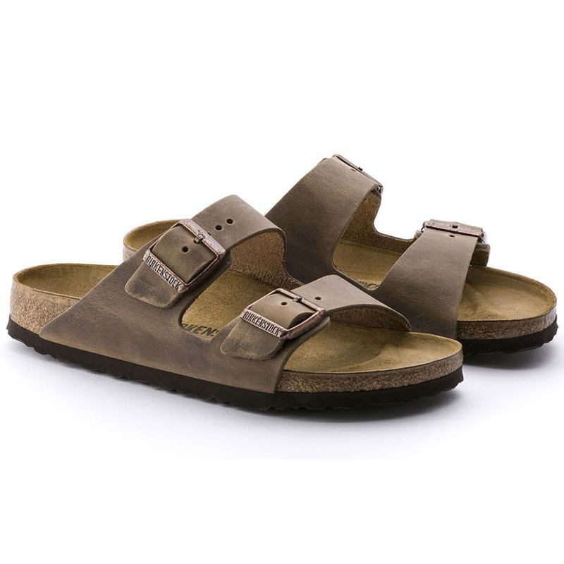 Birkenstock Arizona Tabacco oljet skinn normal
