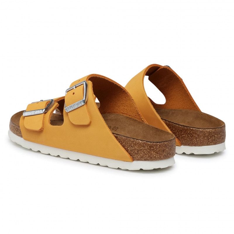 Birkenstock Arizona SFB Apricot nubuck skinn smal myk