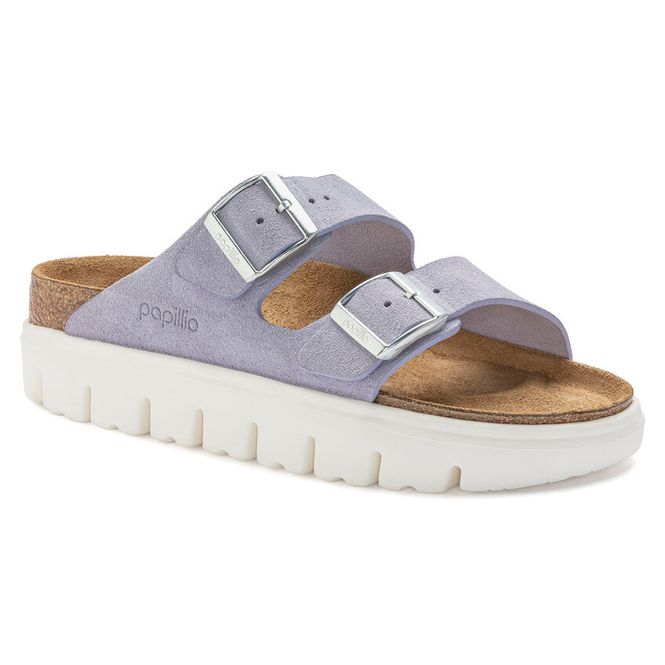 Hovedbilde Birkenstock Arizona platform semsket skinn Purple ...