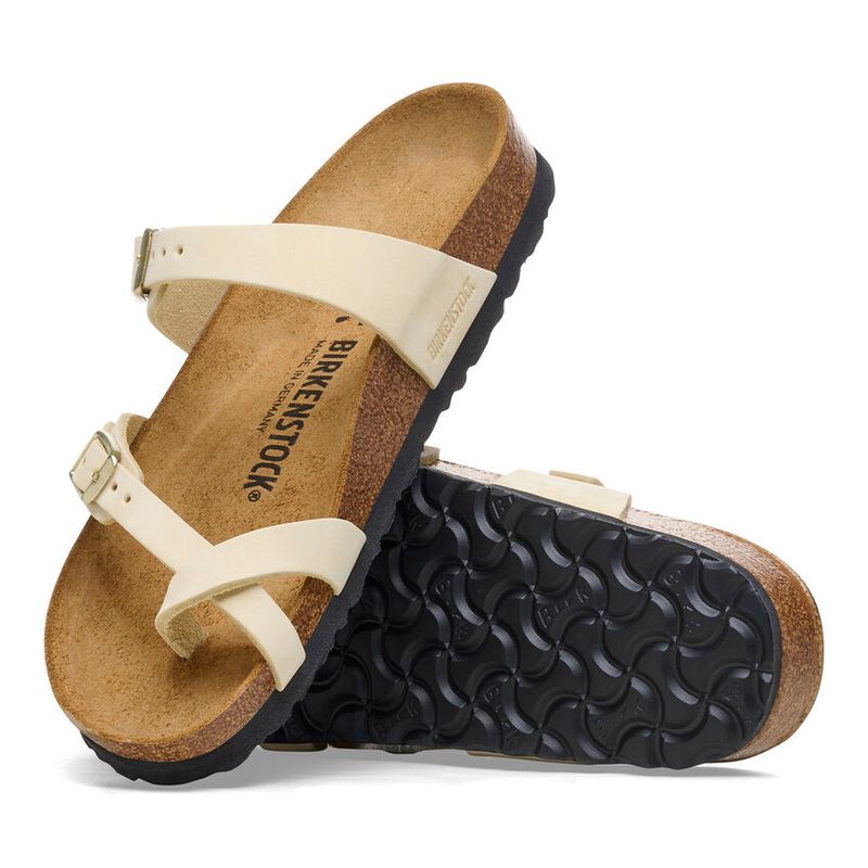 Birkenstock Mayari Ecru nubuck skinn normal