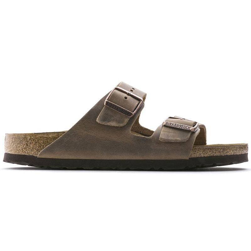 Birkenstock Arizona Tabacco oljet skinn normal