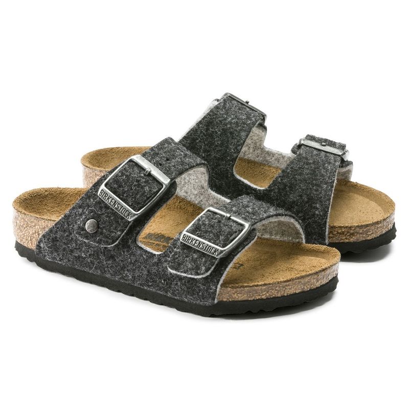 Birkenstock Arizona Doubleface Grå smal