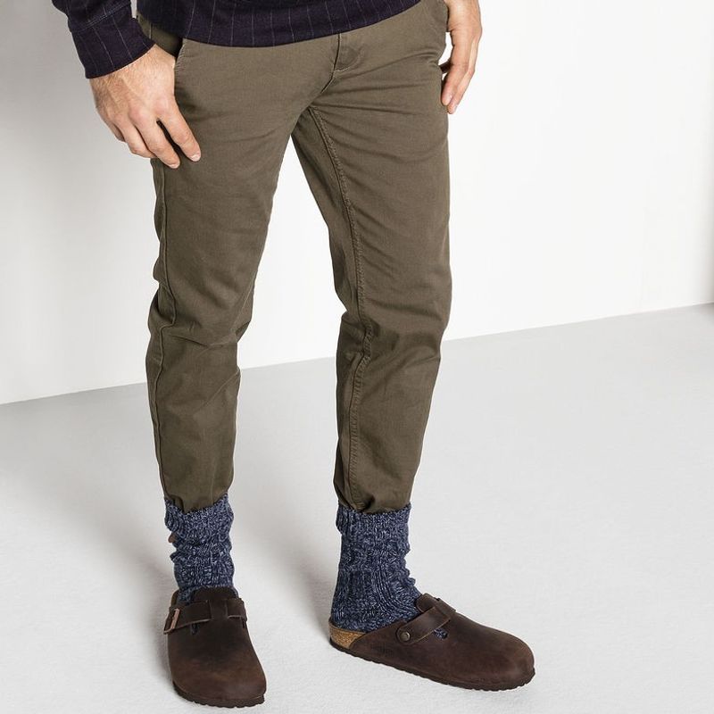 Birkenstock Boston Habana oljet skinn smal