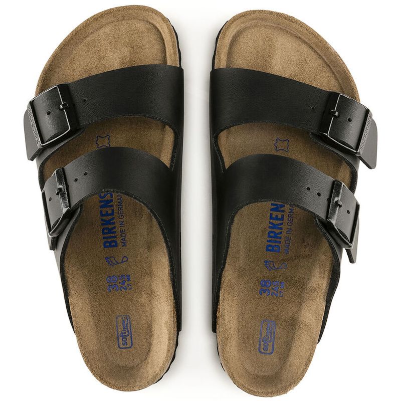 Birkenstock Arizona BF svart myk såle smal
