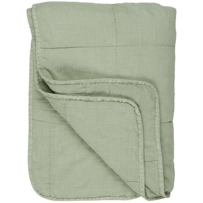 IB Laursen Vintage Quilt misty jade 130x180