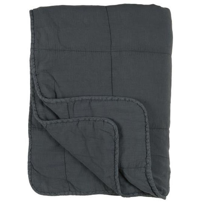 Hovedbilde IB Laursen Vintage Quilt historical blue 130x180