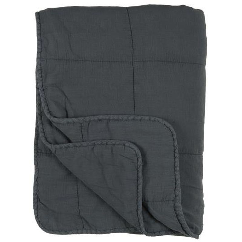 IB Laursen Vintage Quilt historical blue 130x180