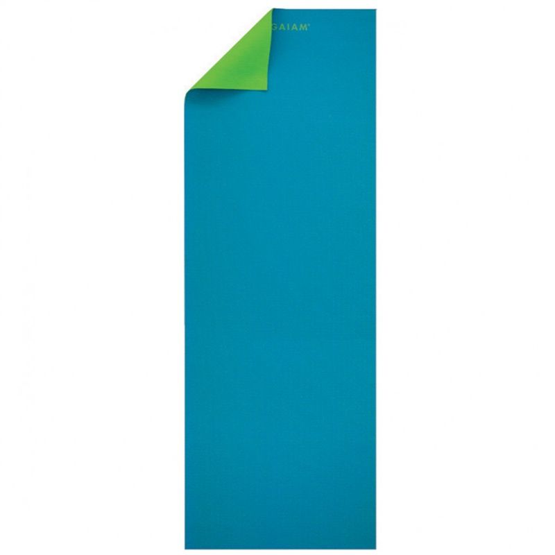 Gaiam Peacock 2-colour yoga mat 3mm