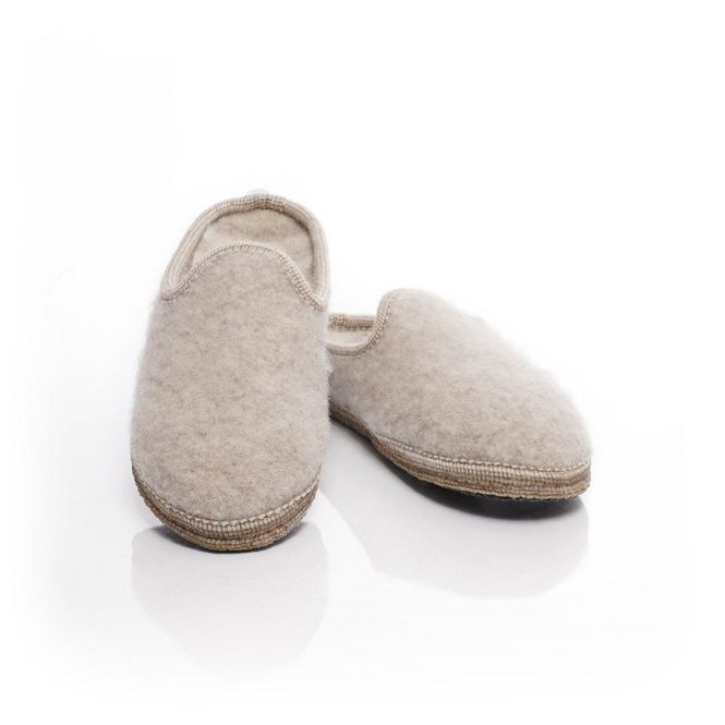 Hovedbilde Ulle Legacy ulltøfler beige