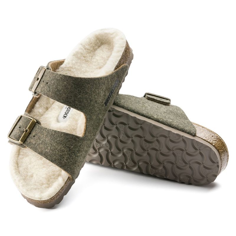 Birkenstock Arizona Doubleface Khaki smal