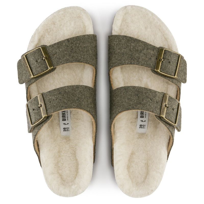 Birkenstock Arizona Doubleface Khaki smal