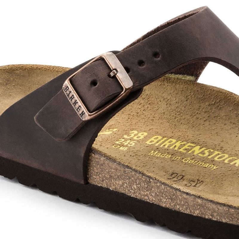 Birkenstock Gizeh Habana skinn normal