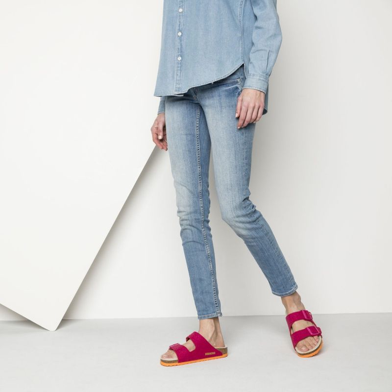 Birkenstock Arizona Doubleface Rosa smal