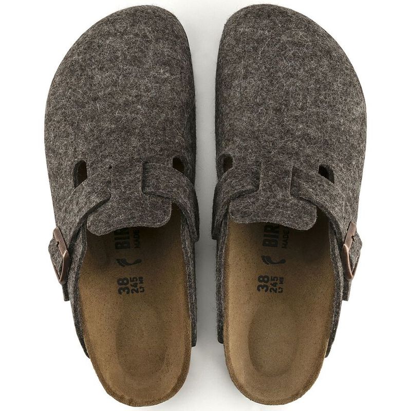 Birkenstock Boston Cacao ullfilt normal