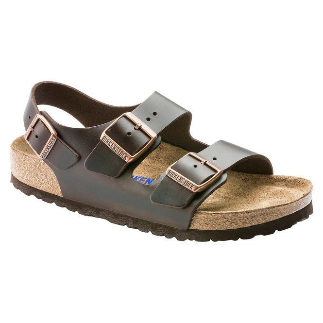 Hovedbilde Birkenstock Milano SFB Amalfi Brun skinn normal