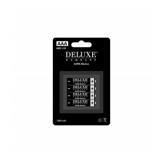 Hovedbilde Deluxe AAA batterier 4 stk