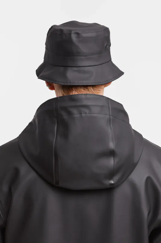 Stutterheim Beckholmen Bucket Hatt svart unisex