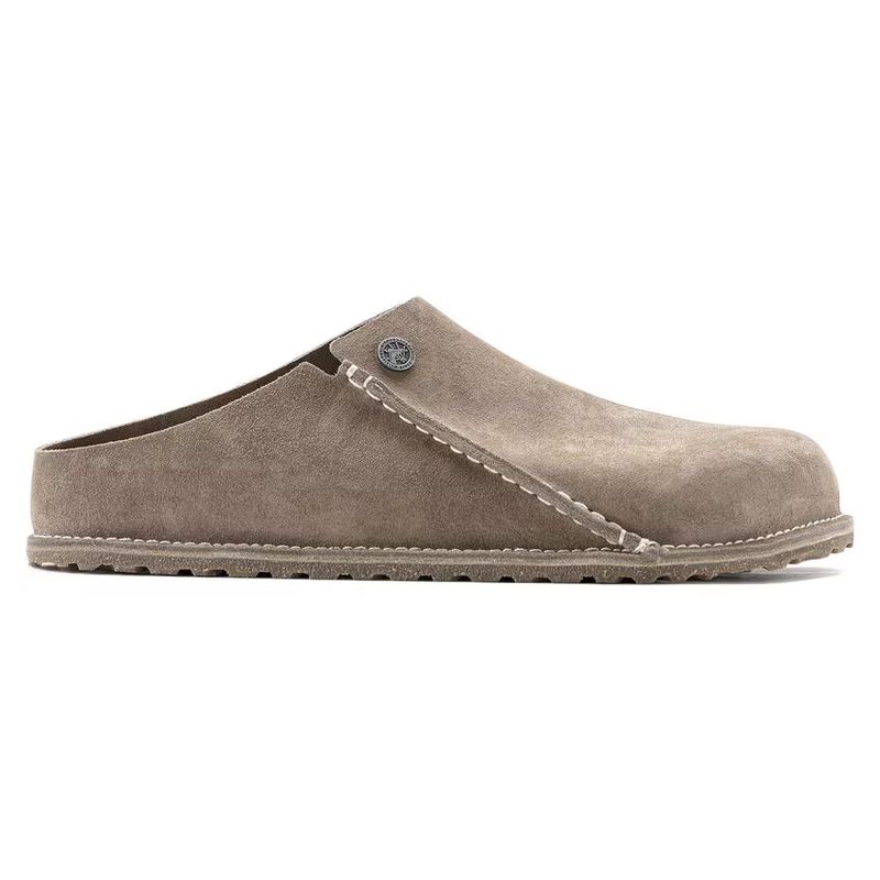 Birkenstock Zermatt Premium semsket skinn grå taupe normal