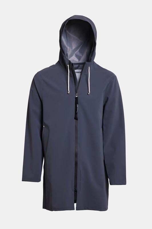 Stutterheim Stockholm lightweight zip matte metal unisex
