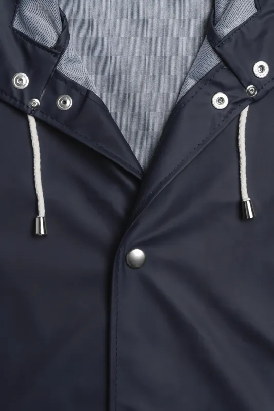 Stutterheim Stockholm lett regnjakke marineblå unisex