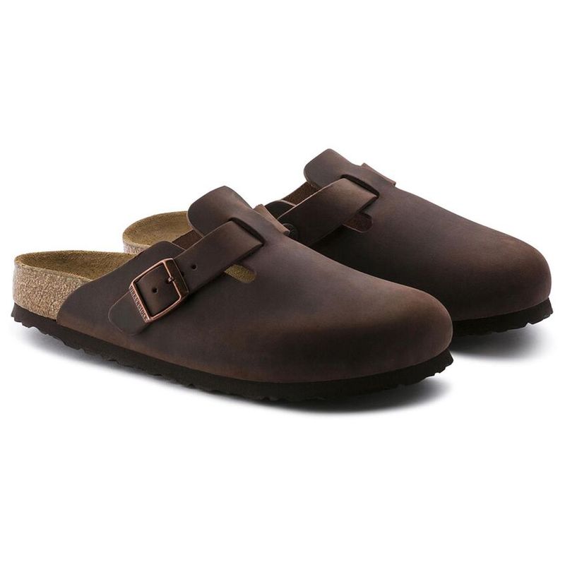 Birkenstock Boston SFB Habana oljet skinn normal myk såle
