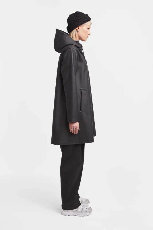 Stutterheim Mosebacke regnjakke svart dame