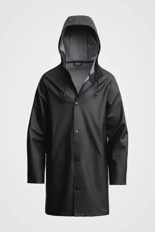 Stutterheim Stockholm lett regnjakke svart unisex