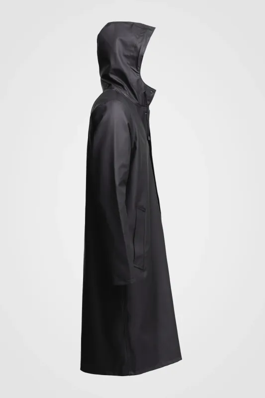 Stutterheim Stockholm Lang regnjakke svart unisex