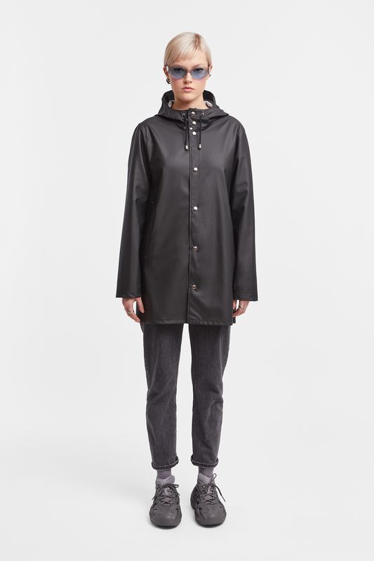 Stutterheim Stockholm lett regnjakke svart unisex
