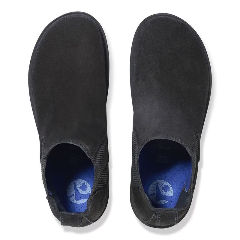 Birkenstock Highwood Slip on Mid Dame semsket skinn svart normal