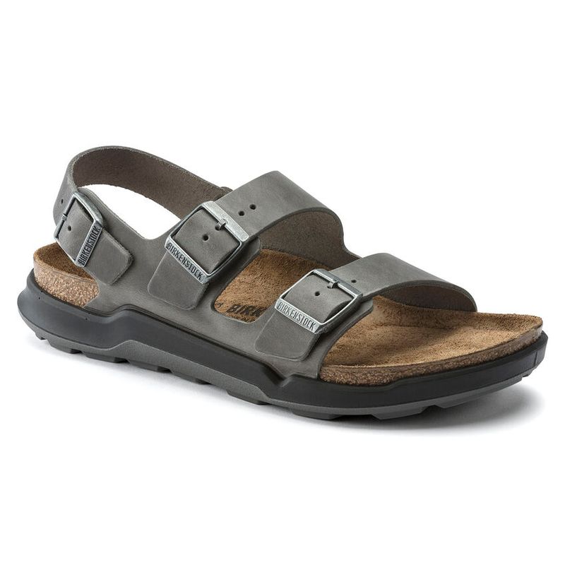 Birkenstock Milano CT Cross Track Iron oljet skinn normal