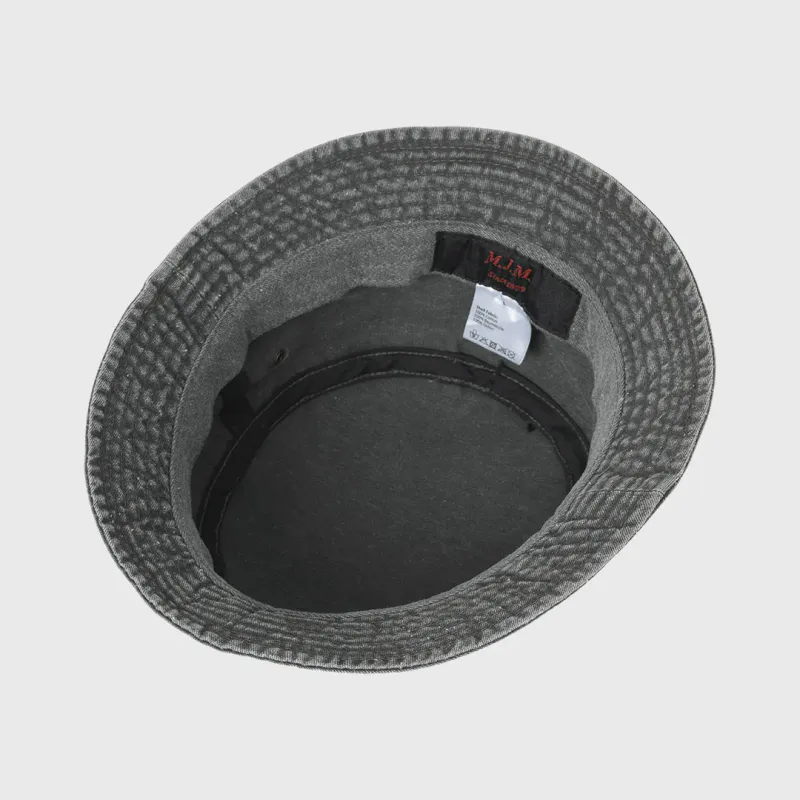 MJM Bucket bøttehatt bomull, svart
