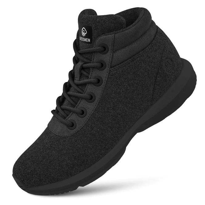 Hovedbilde Giesswein Merinoull sneaker høy Dame svart