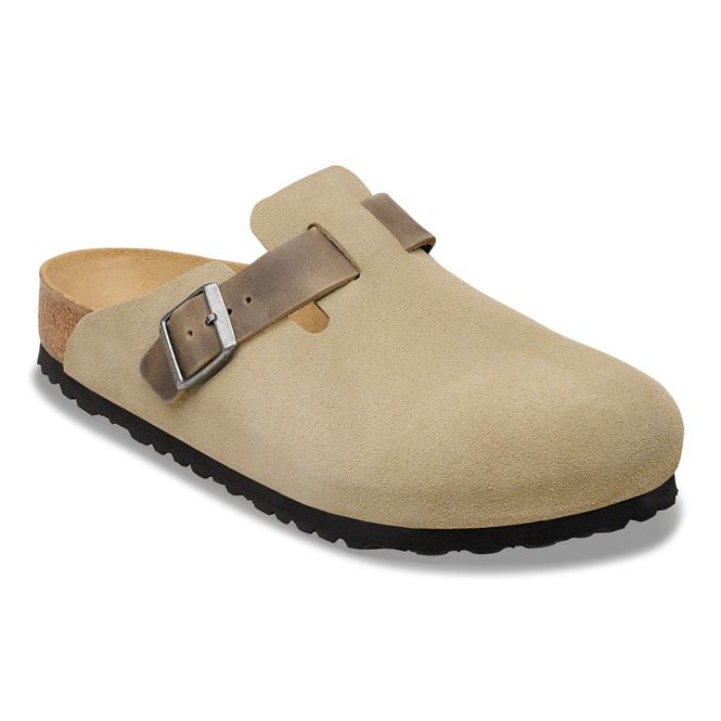 Hovedbilde Birkenstock Boston mixed Faded Khaki semsket ...
