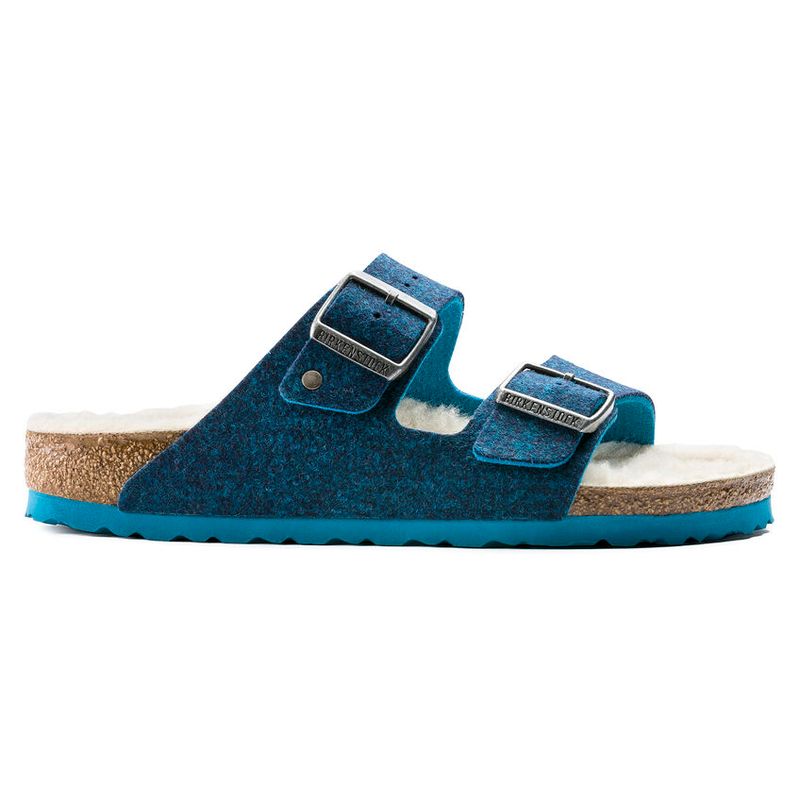 Birkenstock Arizona Doubleface Blå smal
