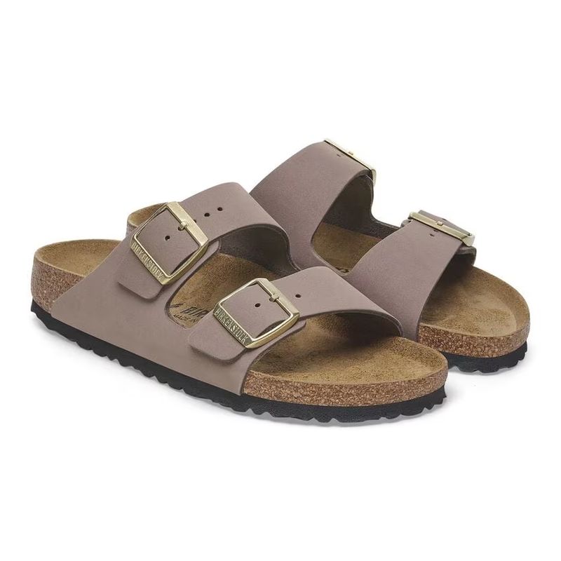 Birkenstock Arizona nubuck skinn Faded Purple smal