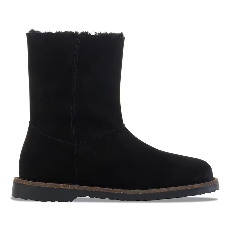Birkenstock Uppsala Zip semsket skinn svart normal