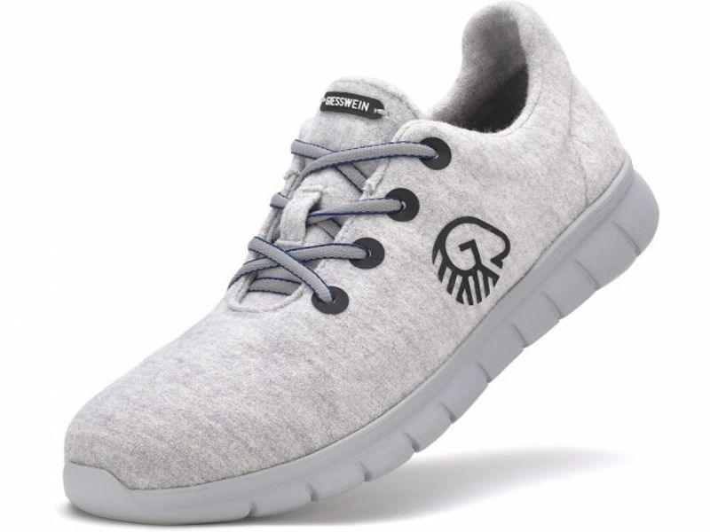 Merino Runner Dame lysegrå - merino ull