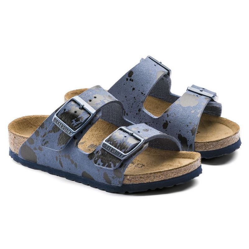 Birkenstock Arizona Color Sprays Blå Mikrofiber
