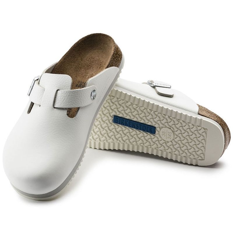Birkenstock Boston SL hvit normal