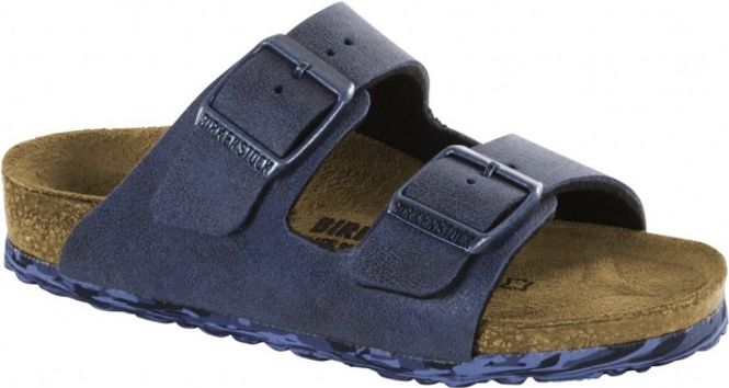 Hovedbilde Birkenstock Arizona Sandwashed Blå Mikrofiber