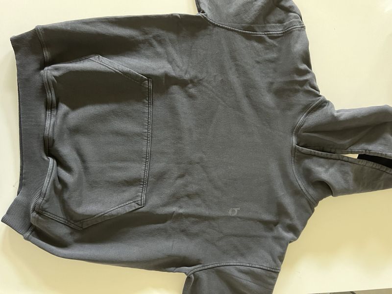 BB Hoodie organisk bomull vintage grå unisex