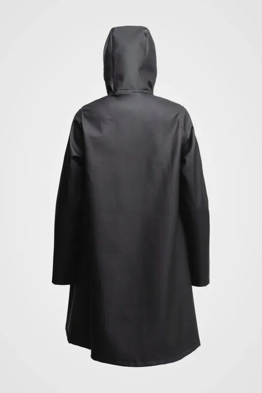 Stutterheim Mosebacke regnjakke svart dame