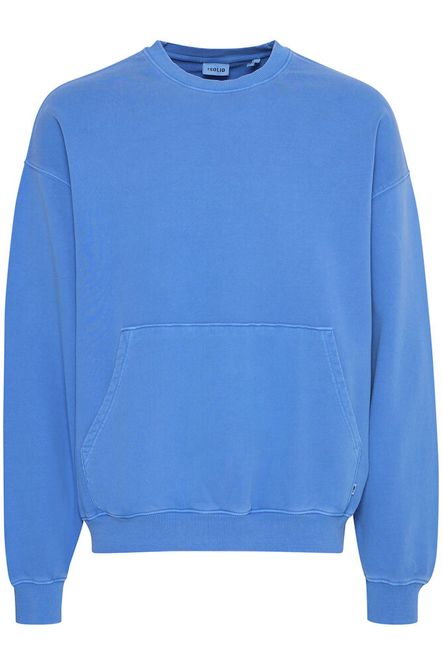 Hovedbilde Solid Oswynn college genser bomull lyseblå