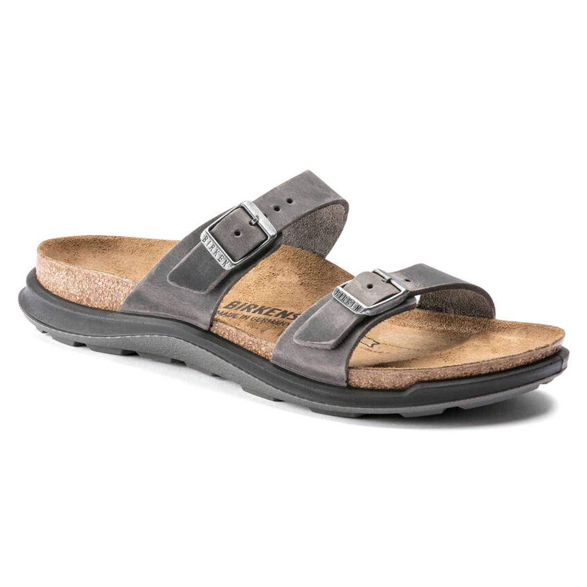 Birkenstock Sierra CT Cross Track Iron oljet skinn smal