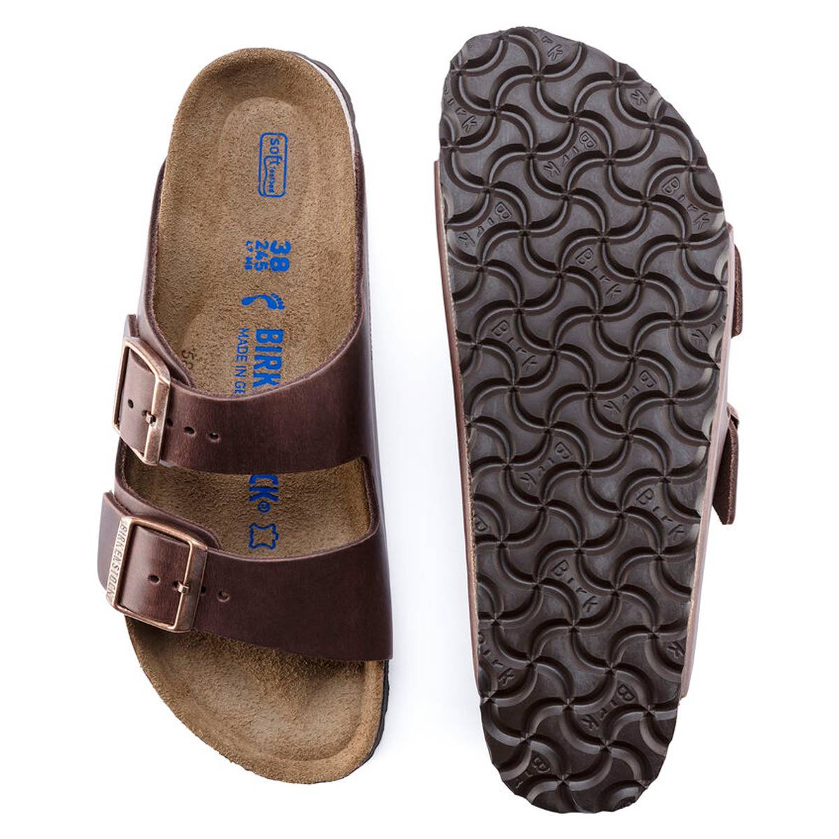 Birkenstock Arizona SFB Habana oljet skinn smal myk